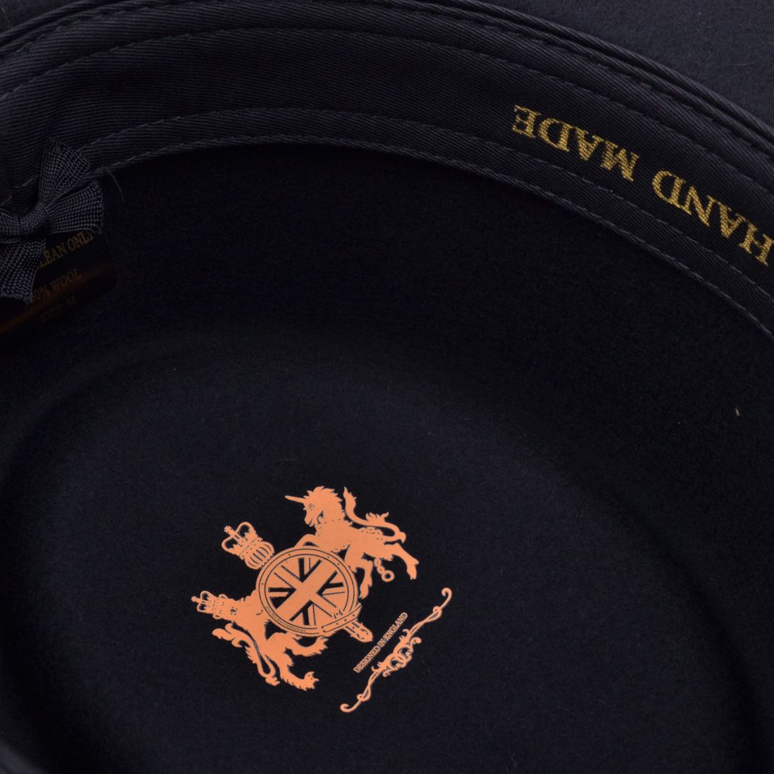 Gambler Crushable Wool Felt Hat Black Western Wide Brim Buckle Band Fedora style
