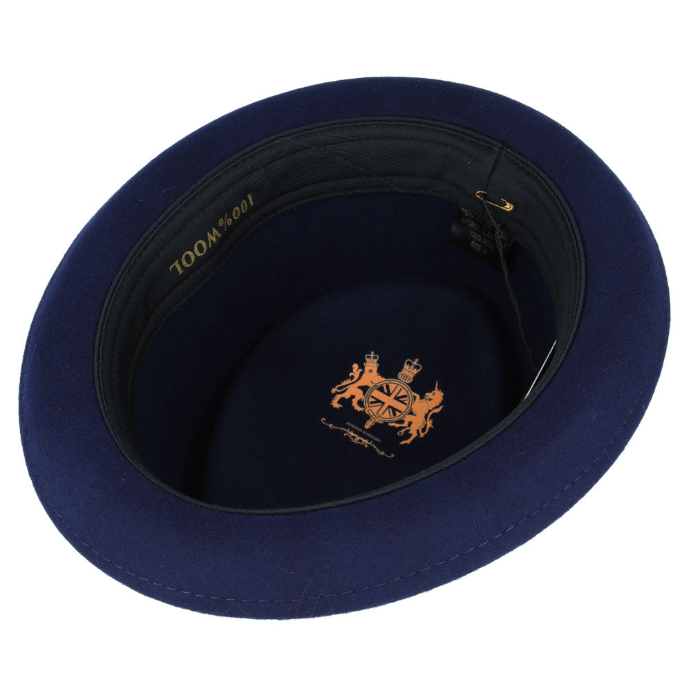 π Top Quality 100% Wool Crushable Porkpie Hat Diamond Crown Packable Design π