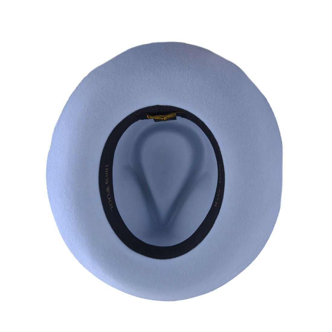 Stiff Snap Brim Fedora 100% Wool Felt Gladwin Bond Classic Dress Hat & Grosgrain