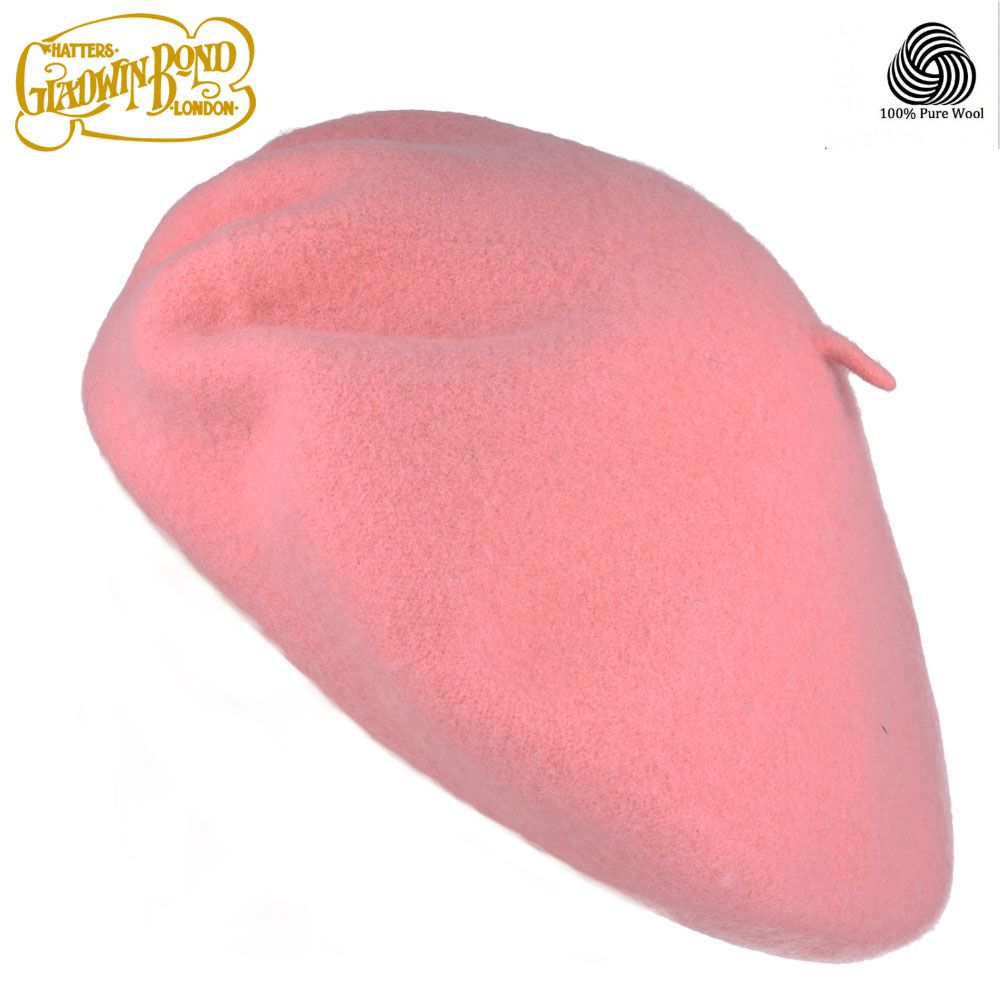 Gladwin Bond Wool Beret for Women & Men 100% Wool French Basque Style Hat 56-61c
