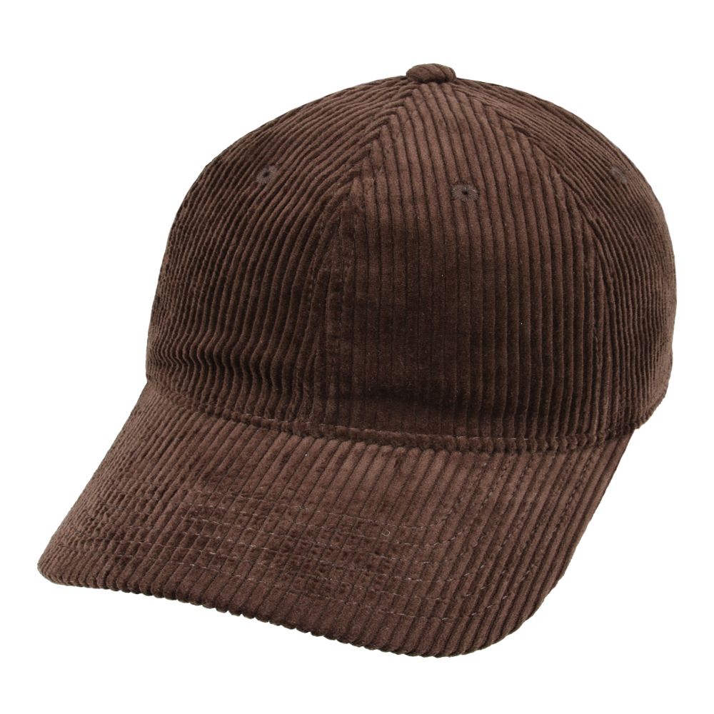 Stylish Corduroy  Cap - Soft Cotton Baseball Hat - Adjustable Fit  Curved Birm