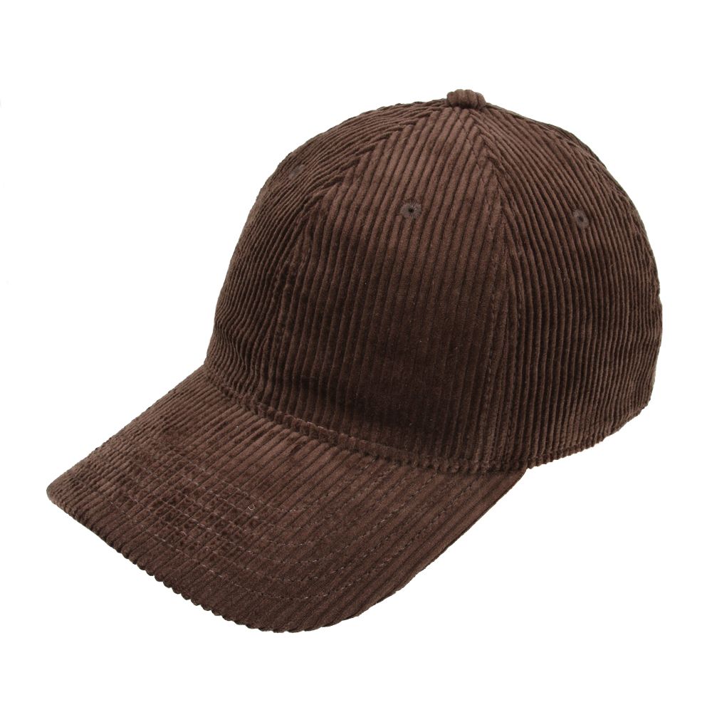 Stylish Corduroy  Cap - Soft Cotton Baseball Hat - Adjustable Fit  Curved Birm