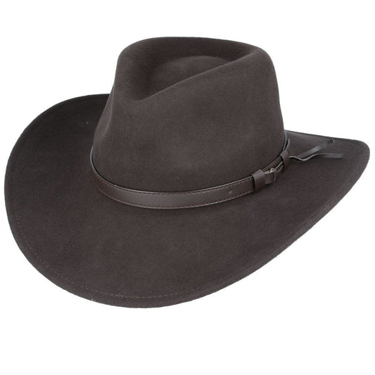 Cowboy Crashable Hat 100% Wool Handmade Wide Brim Western style Premium Quality