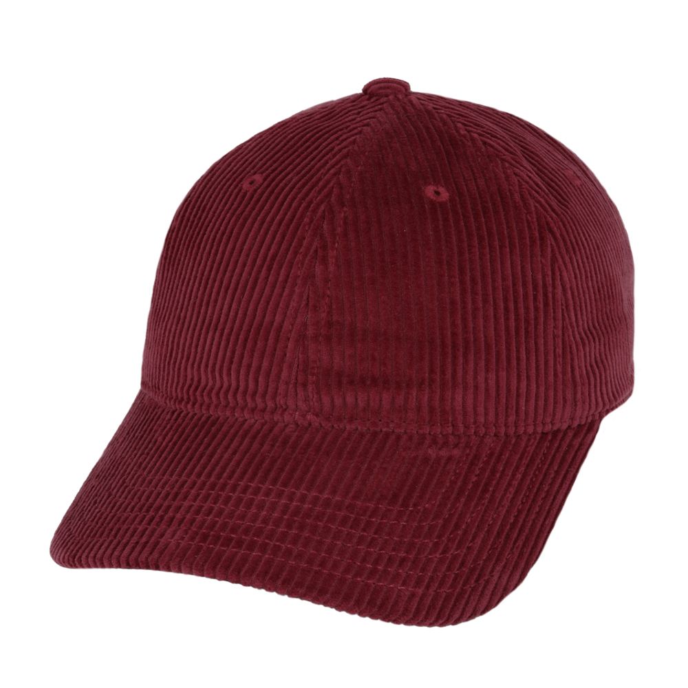 Stylish Corduroy  Cap - Soft Cotton Baseball Hat - Adjustable Fit  Curved Birm