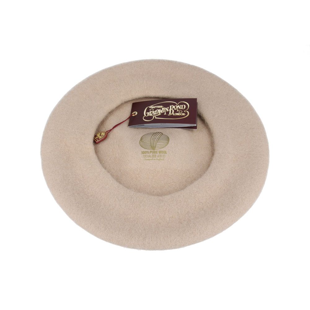 Gladwin Bond Wool Beret for Women & Men 100% Wool French Basque Style Hat 56-61c