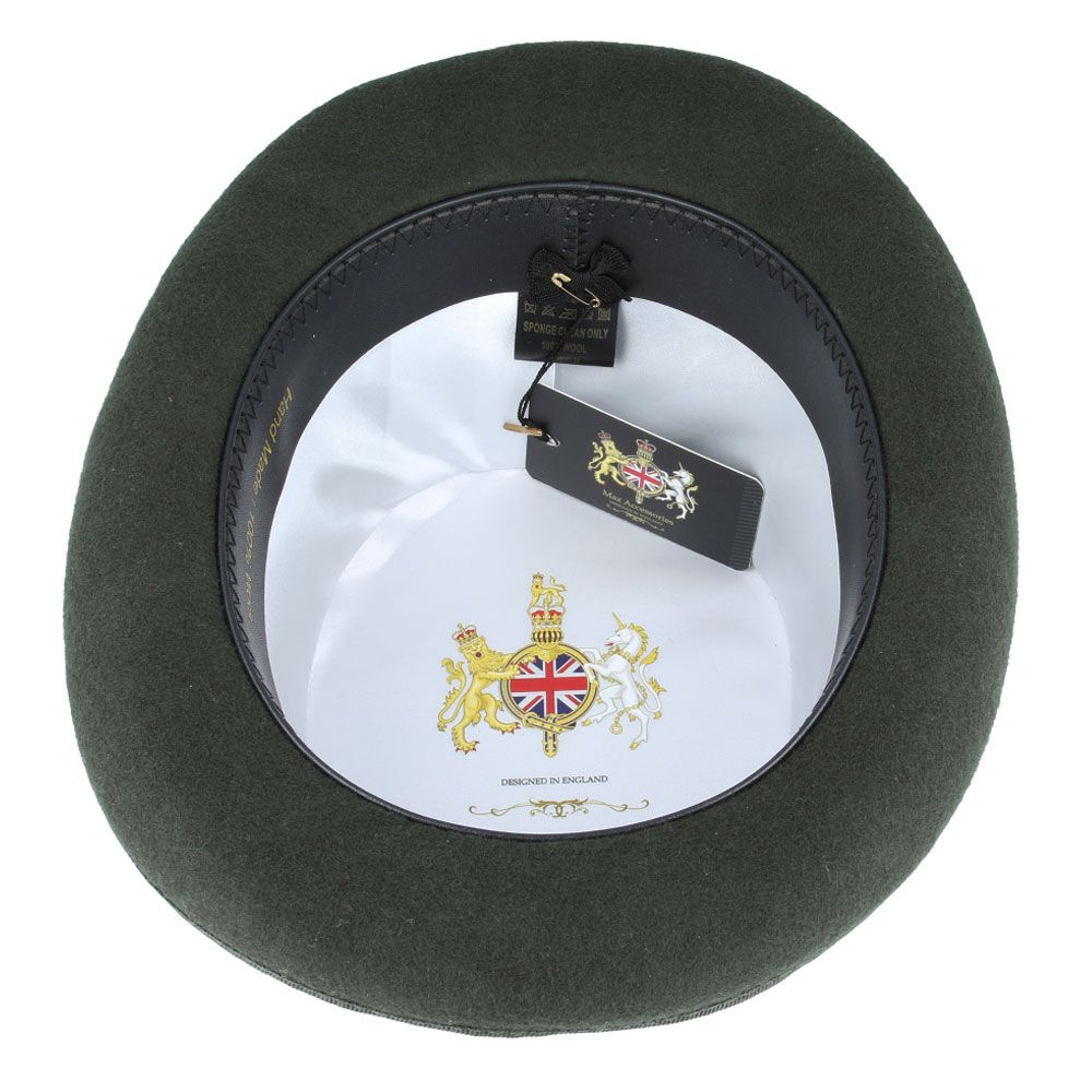 Dapper Wool Felt Top Hat Classic Formal Wear with Removable Feather Steampunk