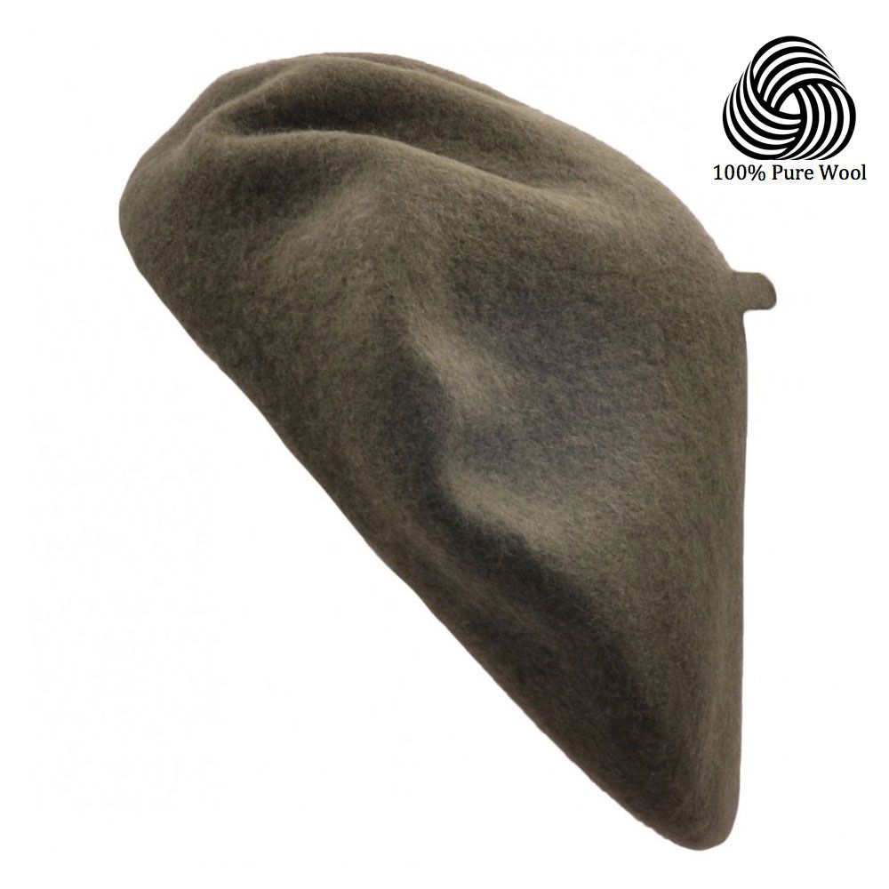 Gladwin Bond Wool Beret for Women & Men 100% Wool French Basque Style Hat 56-61c