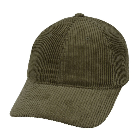 Stylish Corduroy  Cap - Soft Cotton Baseball Hat - Adjustable Fit  Curved Birm