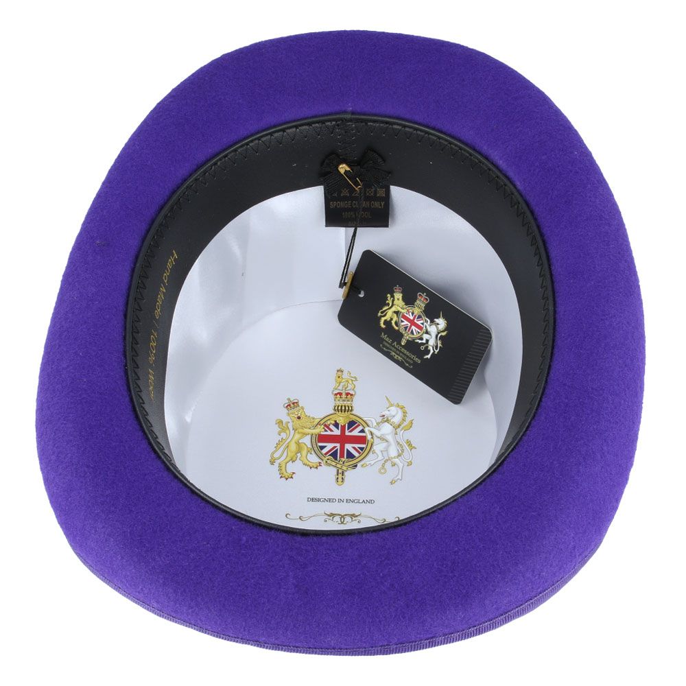 Dapper Wool Felt Top Hat Classic Formal Wear with Removable Feather Steampunk