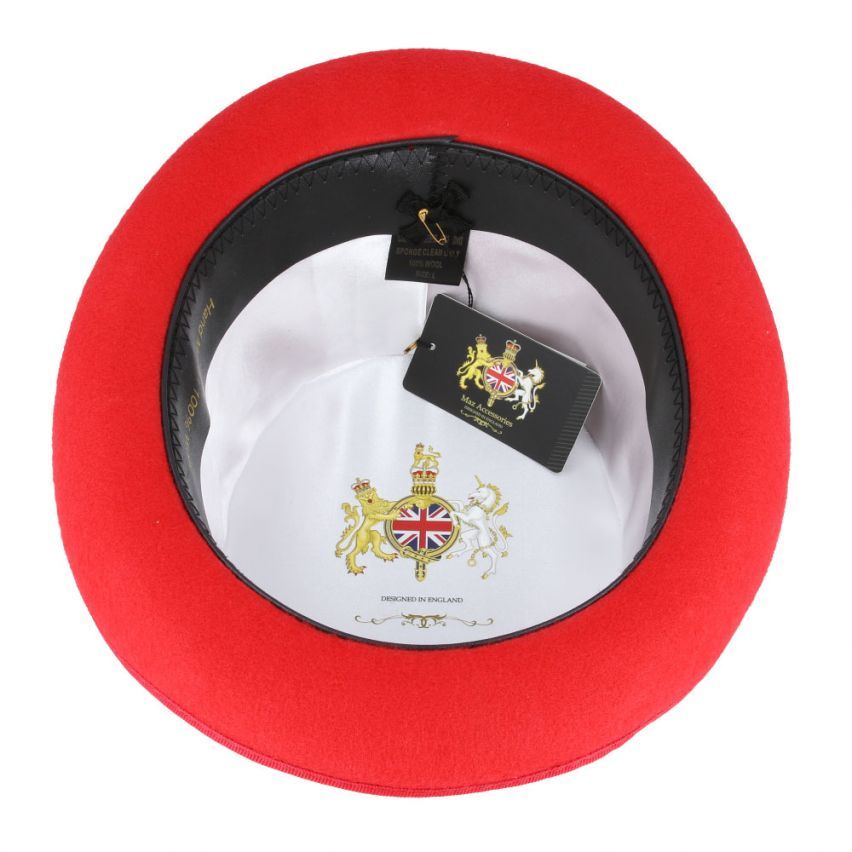 Dapper Wool Felt Top Hat Classic Formal Wear with Removable Feather Steampunk