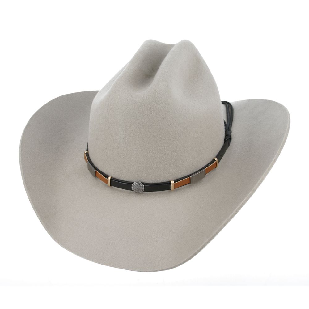 Classic Western Wool Cowboy Hat - American Cattleman Style, Vintage Look Hat