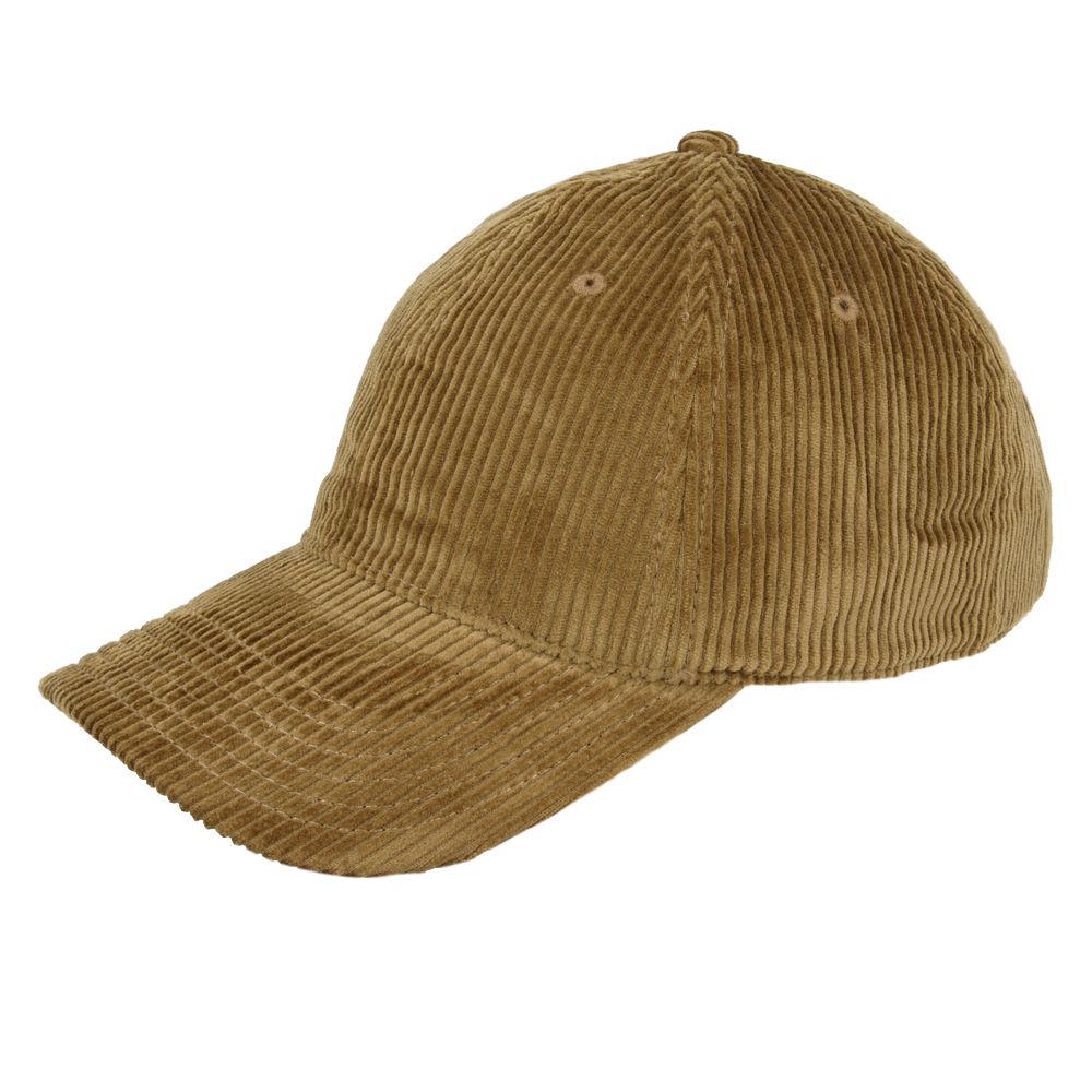 Stylish Corduroy  Cap - Soft Cotton Baseball Hat - Adjustable Fit  Curved Birm
