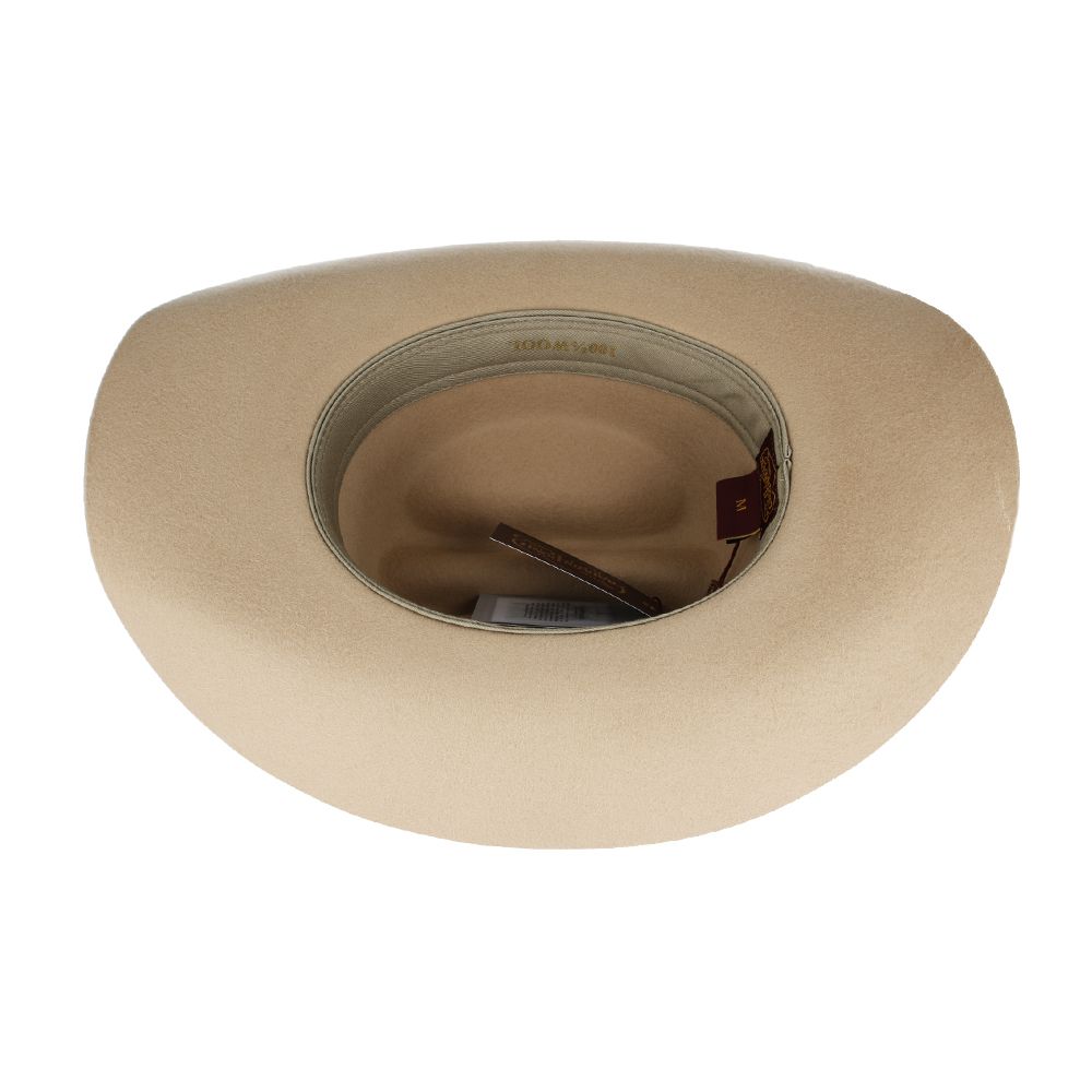 Classic Western Wool Cowboy Hat - American Cattleman Style, Vintage Look Hat