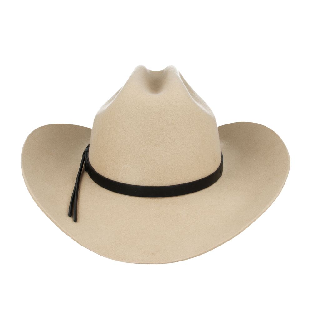 Classic Western Wool Cowboy Hat - American Cattleman Style, Vintage Look Hat