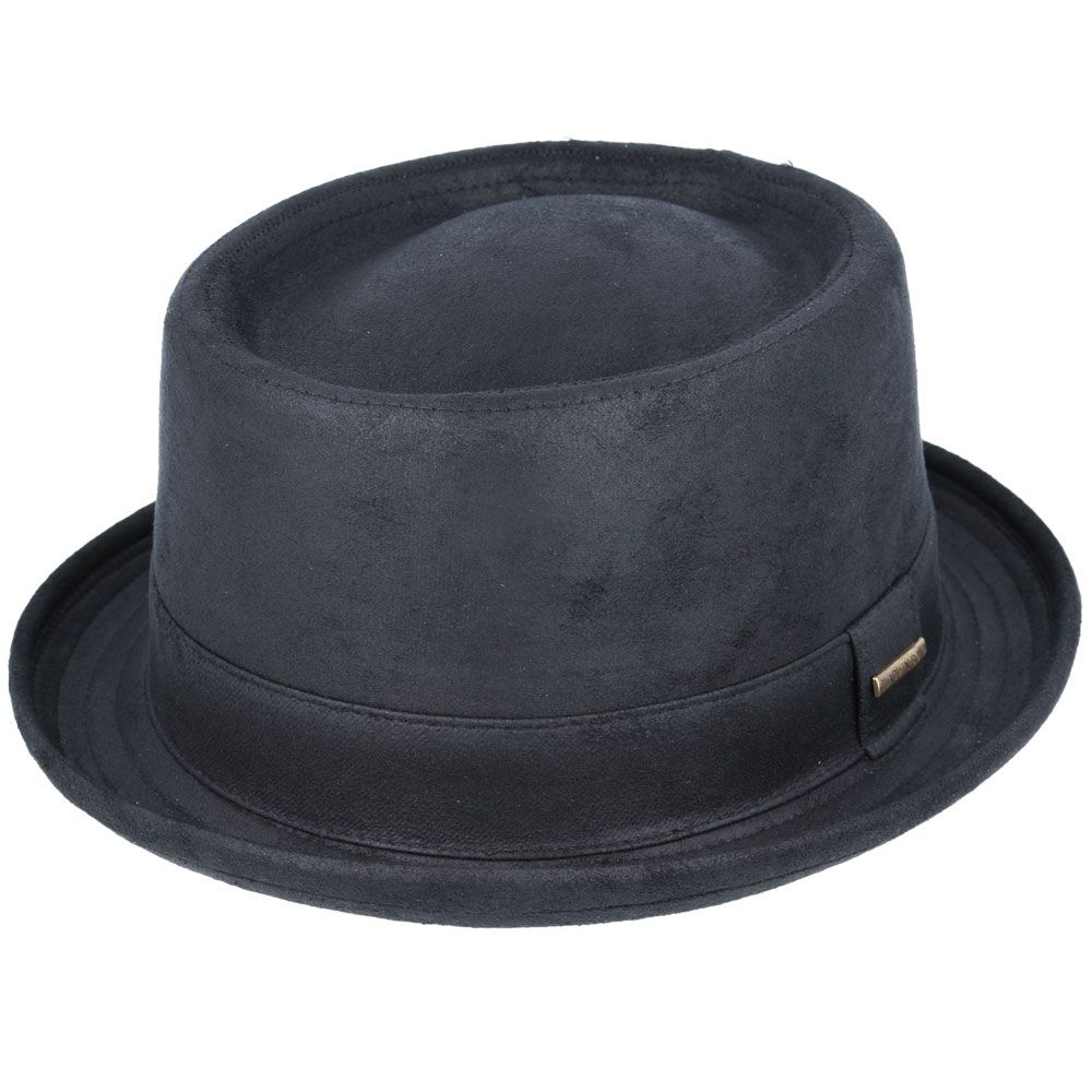Classic Retro Pork Pie Hat by Gladwin Bond Water Resistant Timeless Style Fedora