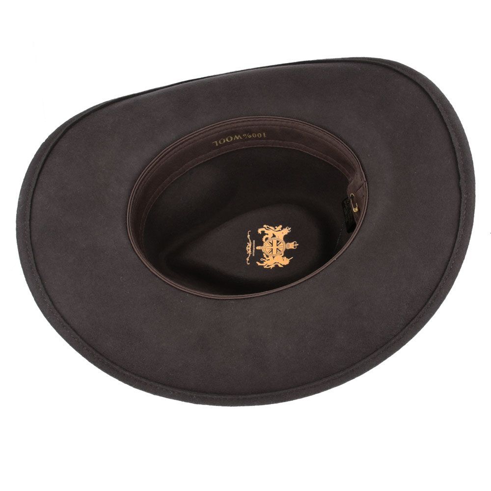 Cowboy Crashable Hat 100% Wool Handmade Wide Brim Western style Premium Quality