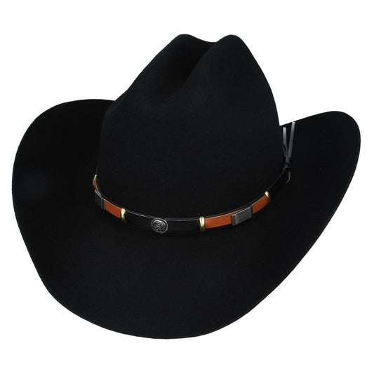 Classic Western Wool Cowboy Hat - American Cattleman Style, Vintage Look Hat