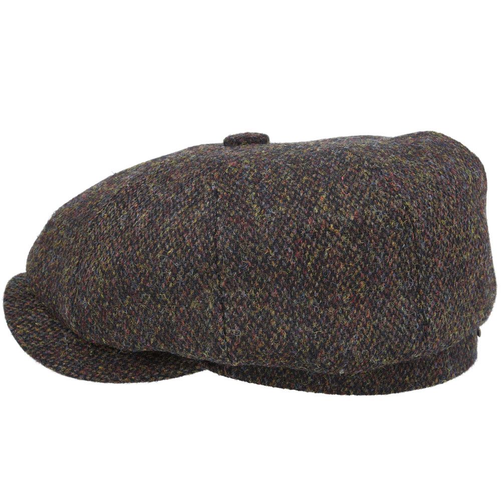 Gladwin Bond Harris Tweed Wool Newsboy Caps