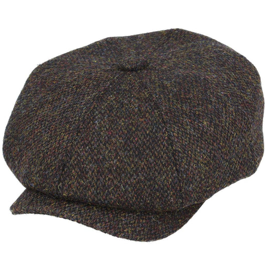 Gladwin Bond Harris Tweed Wool Newsboy Caps