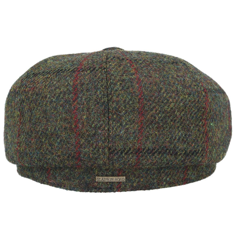 Share Newsboy Green Flat Caps 100% Scotish Wool Gatsby Hats Harris Tweed Baker Boy Cap