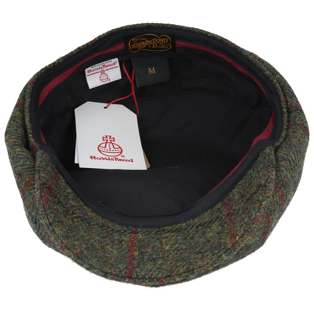 Share Newsboy Green Flat Caps 100% Scotish Wool Gatsby Hats Harris Tweed Baker Boy Cap