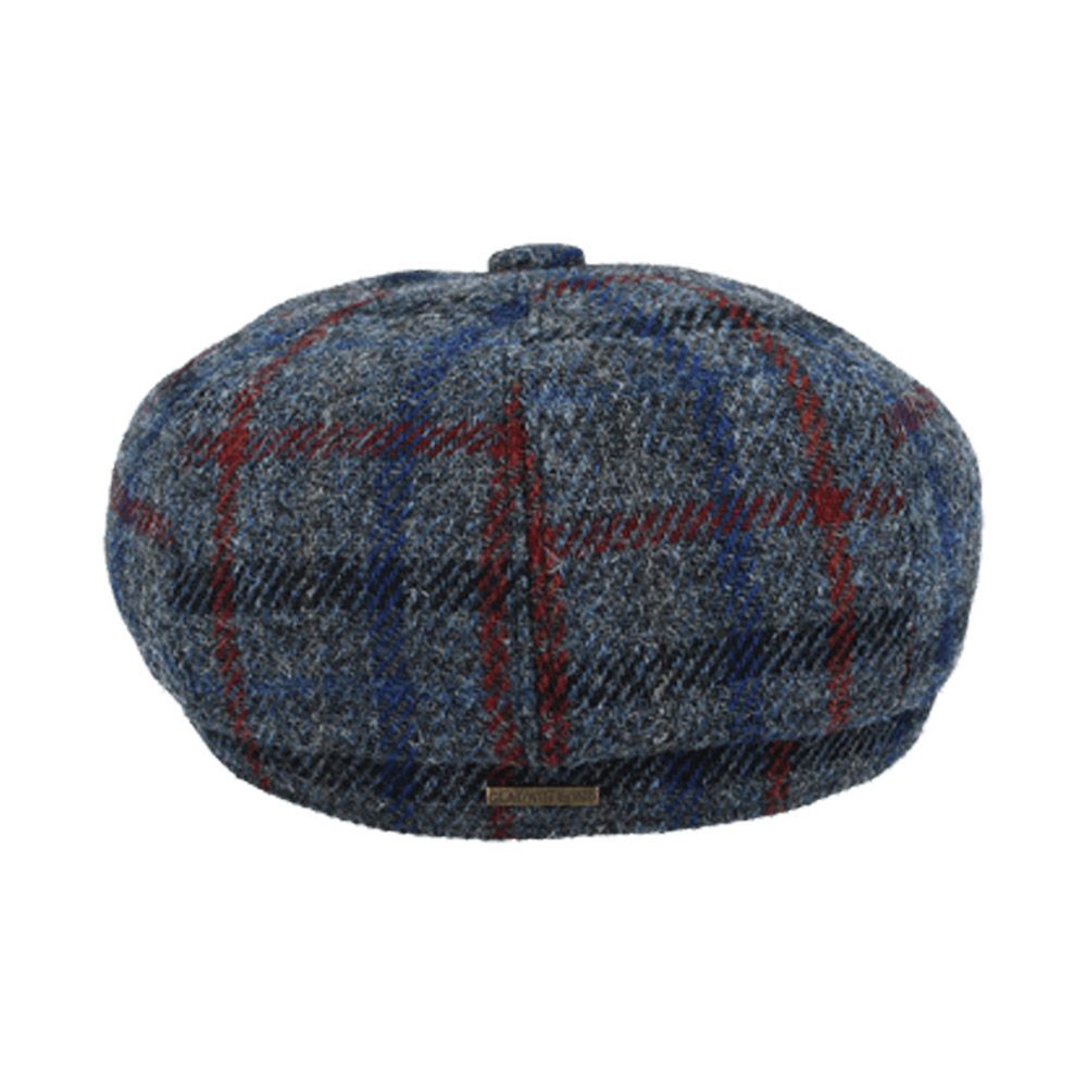 Gladwin Bond Harris Tweed Wool Newsboy Cap – Grey