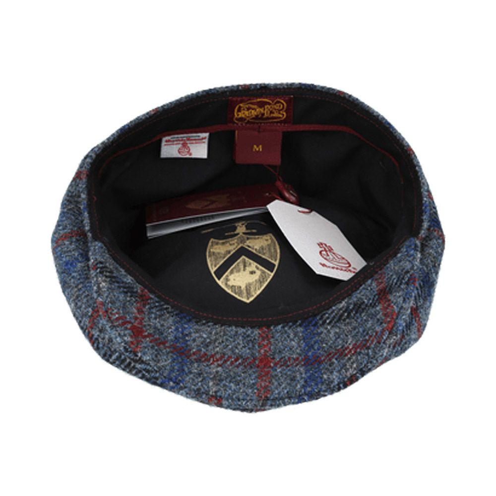 Gladwin Bond Harris Tweed Wool Newsboy Cap – Grey