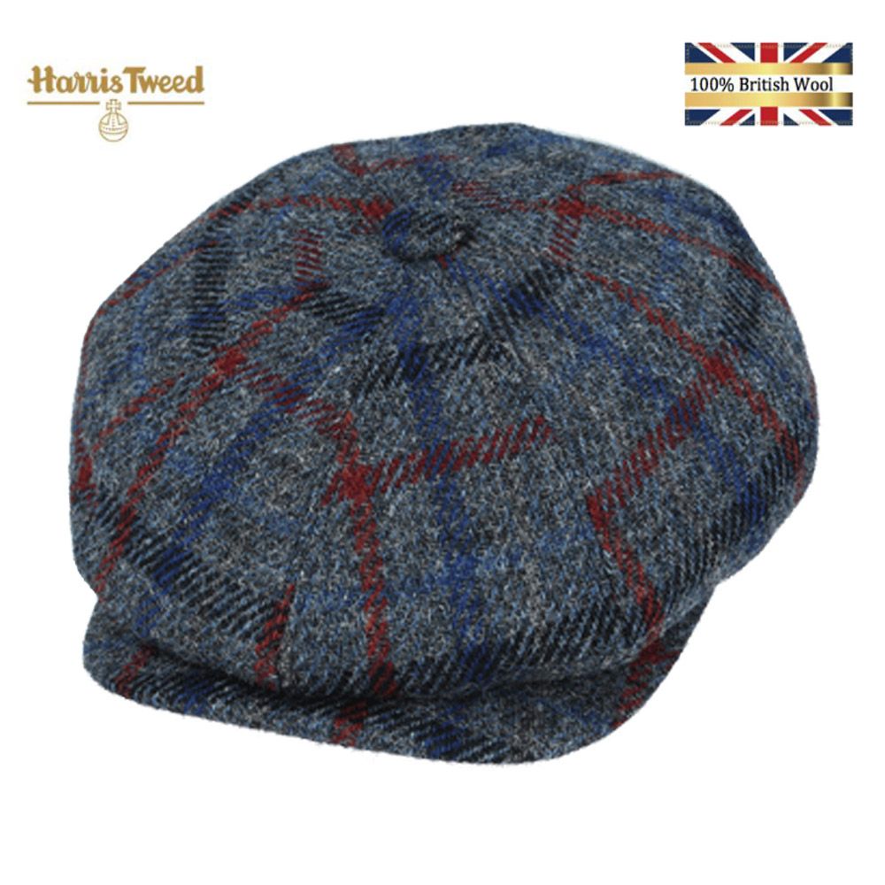 Gladwin Bond Harris Tweed Wool Newsboy Cap – Grey