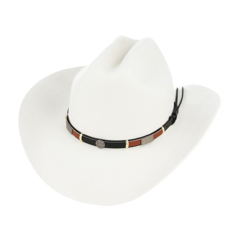 Classic Western Wool Cowboy Hat - American Cattleman Style, Vintage Look Hat