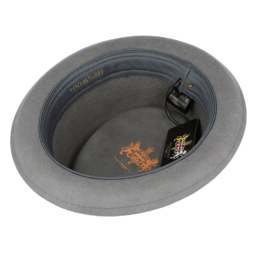 💎 Top Quality 100%  Wool Crushable Porkpie Hat Diamond Crown Packable Design 💎
