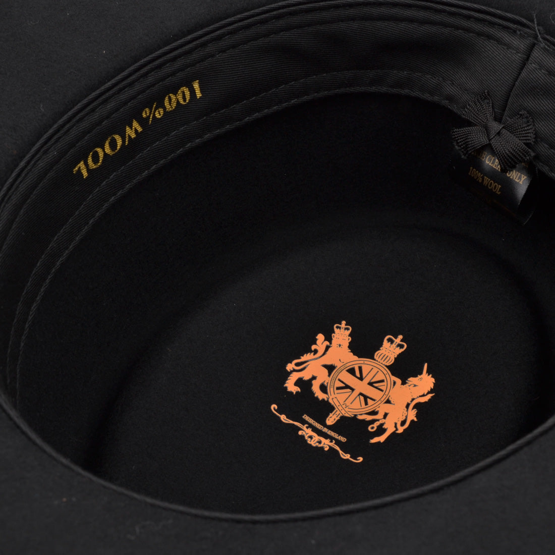 Classic Black 100% Wool Felt Gambler Hat | Crushable  | Brim Cowboy Style