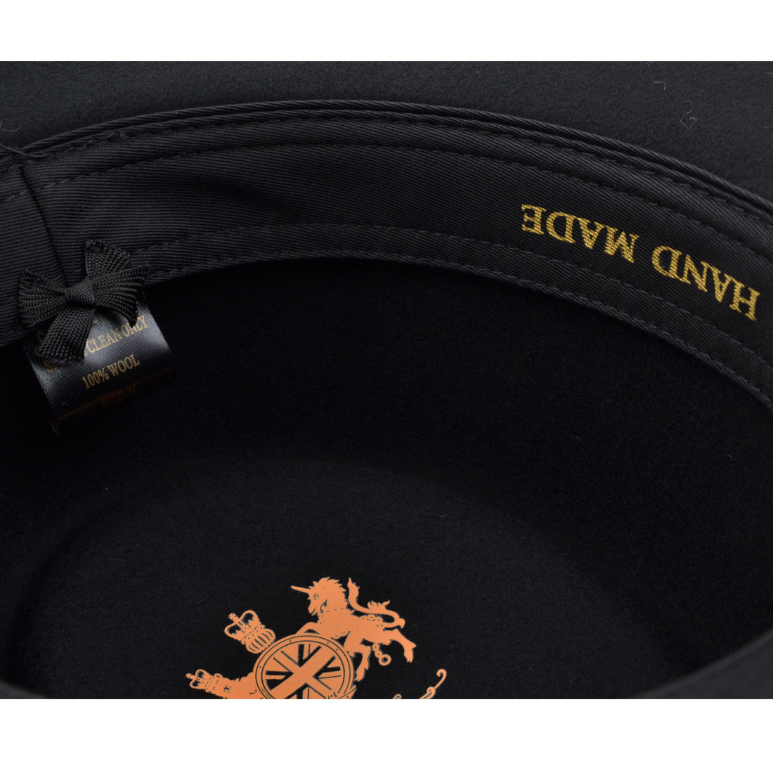 Classic Black 100% Wool Felt Gambler Hat | Crushable  | Brim Cowboy Style