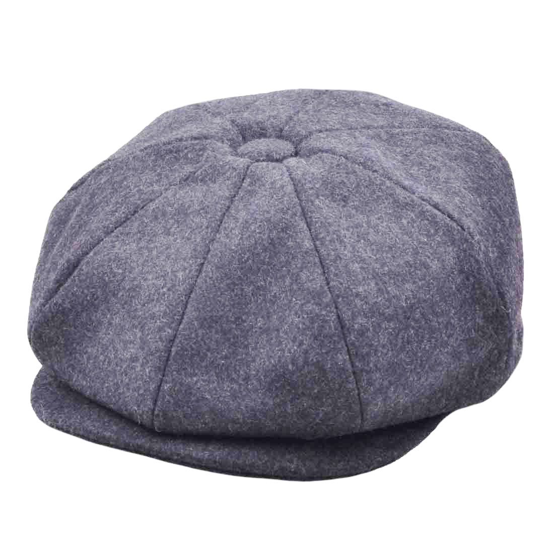 Men’s Newsboy Cap, Peaky Blinders Style 8 Panel Gatsby Herringbone Bakerbooy Hat