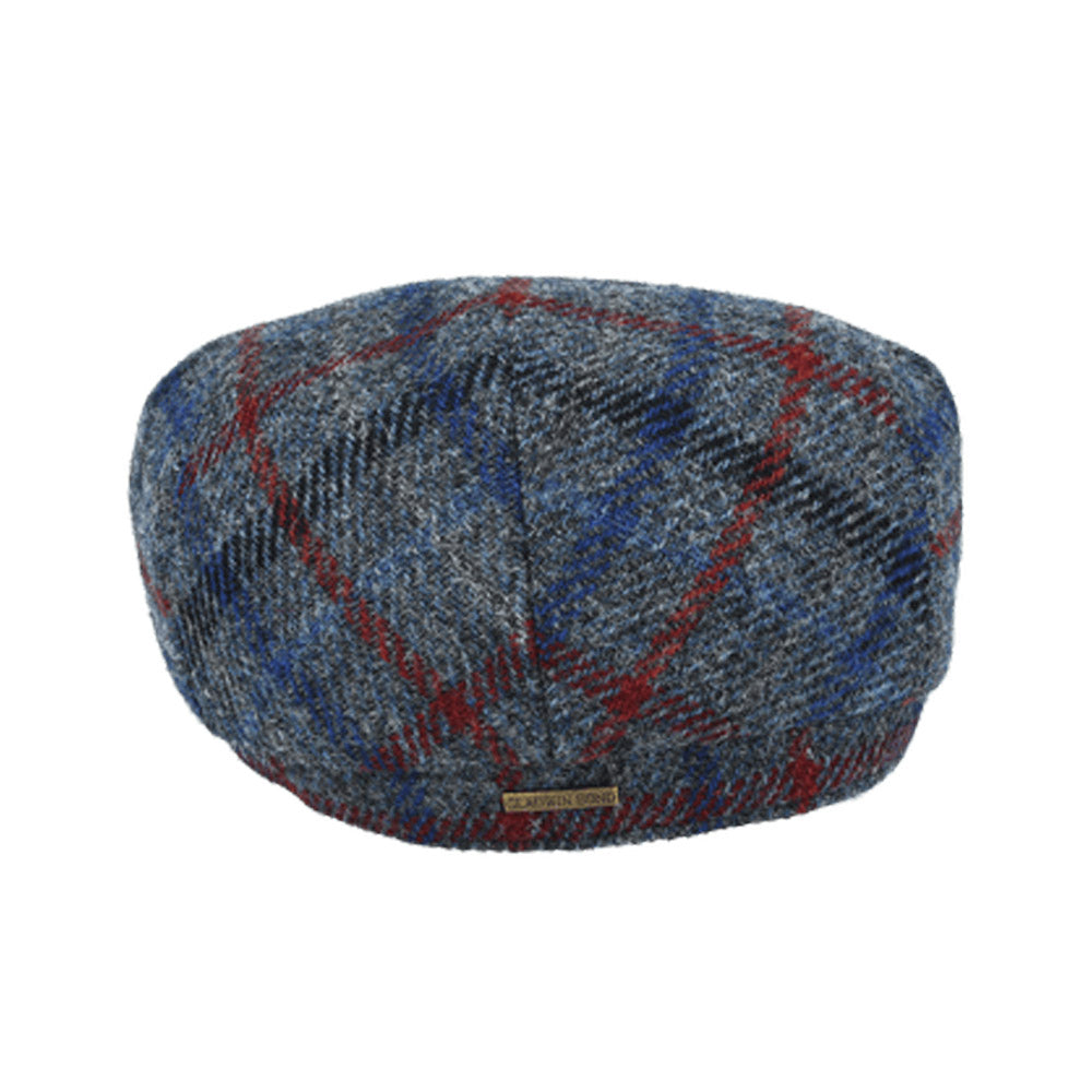 Gladwin Bond Harris Tweed Wool Flat Cap – Grey