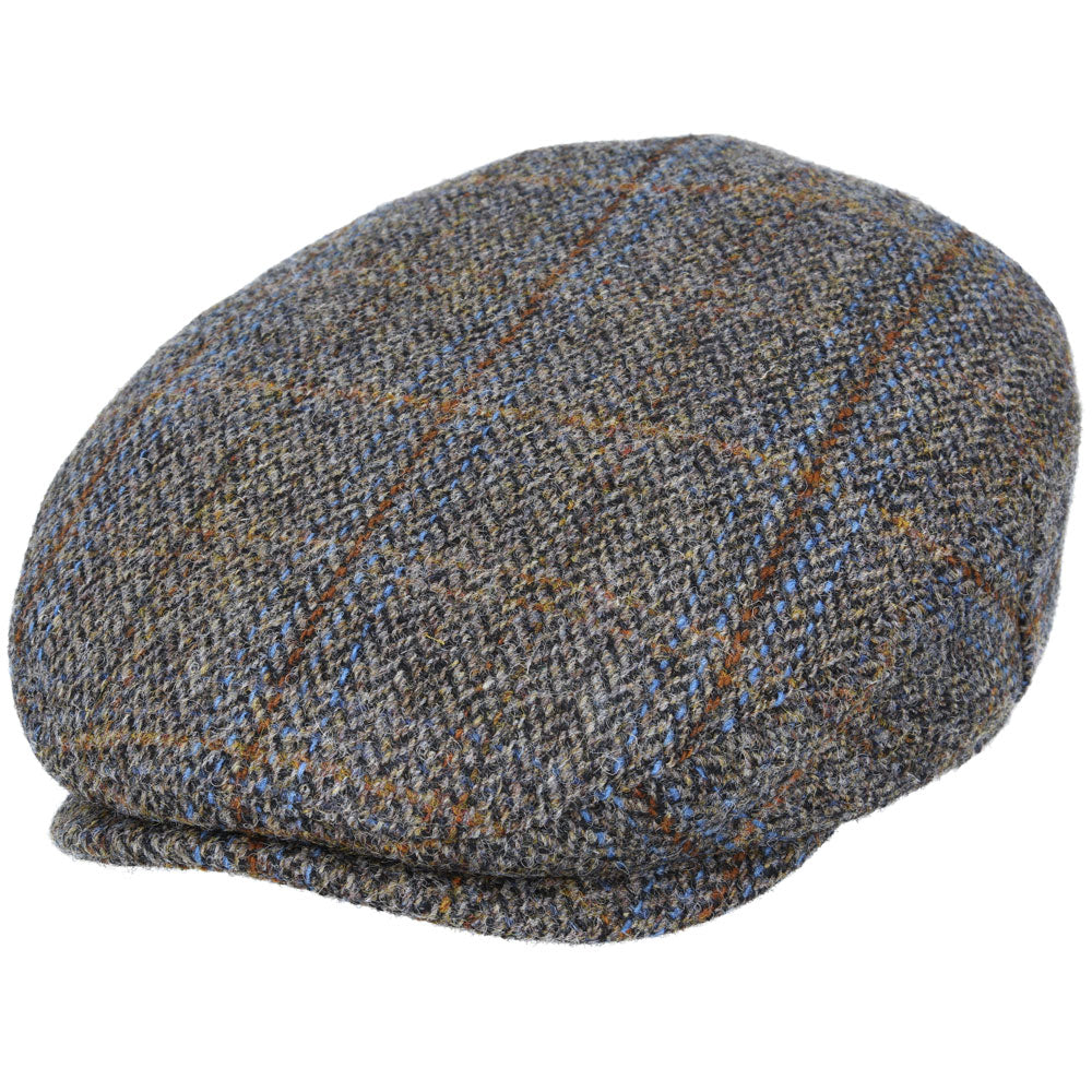 Gladwin Bond Harris Tweed Wool Flat Caps