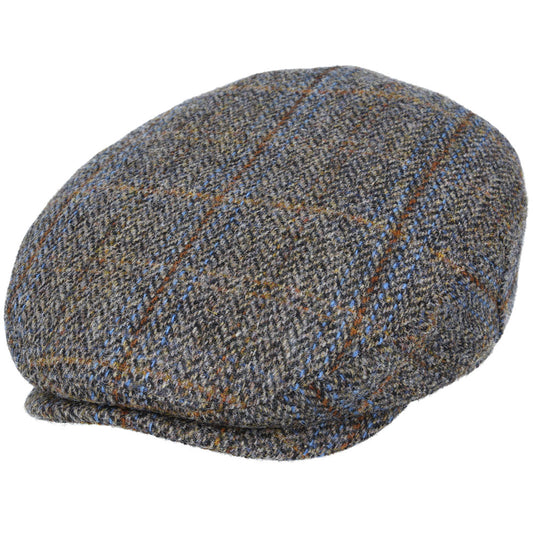 Gladwin Bond Harris Tweed Wool Flat Caps