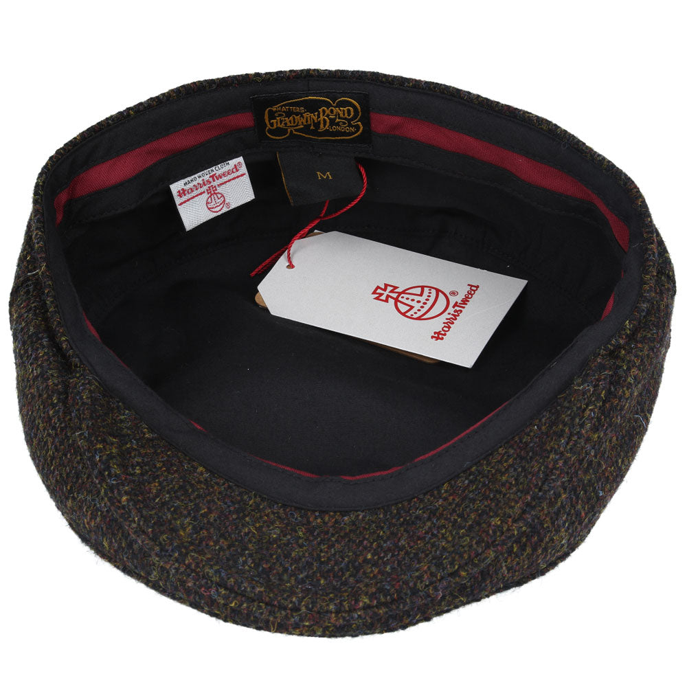 Gladwin Bond Harris Tweed Wool Flat Caps