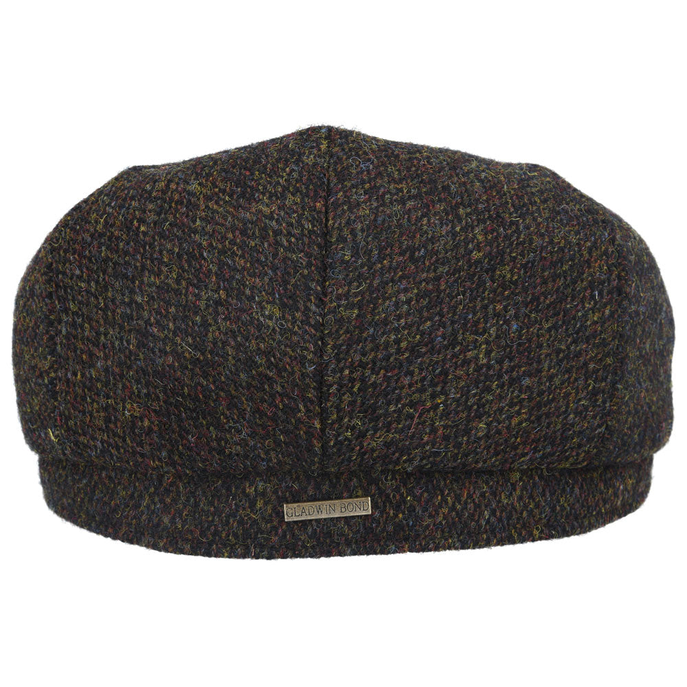 Gladwin Bond Harris Tweed Wool Flat Caps