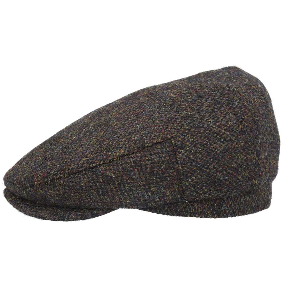 Gladwin Bond Harris Tweed Wool Flat Caps