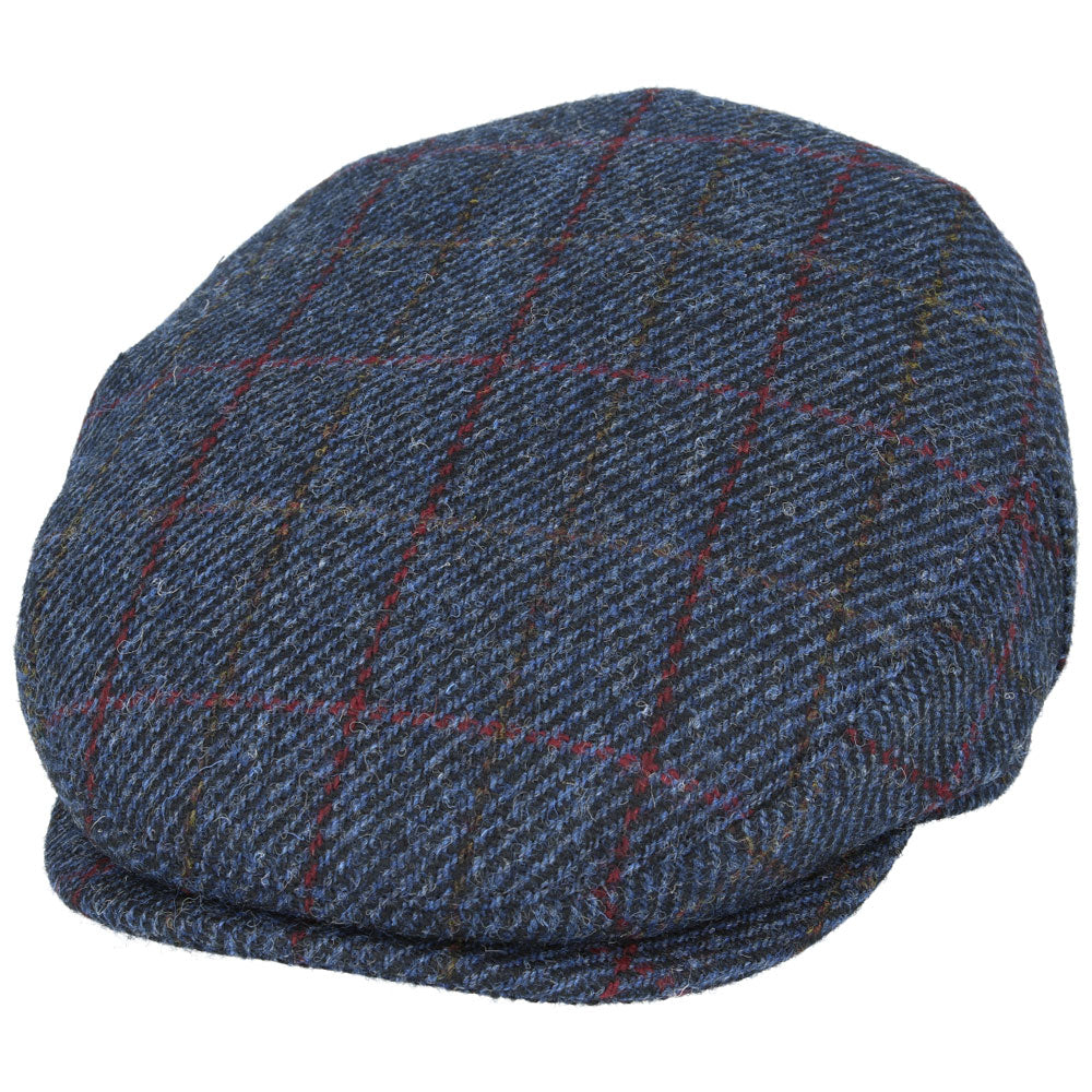 Gladwin Bond Harris Tweed Wool Flat Caps