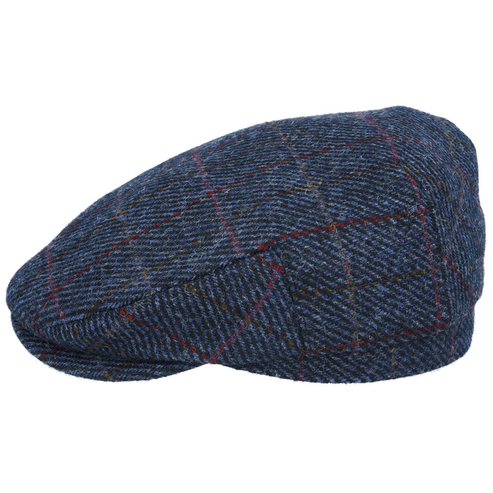 Gladwin Bond Harris Tweed Wool Flat Caps