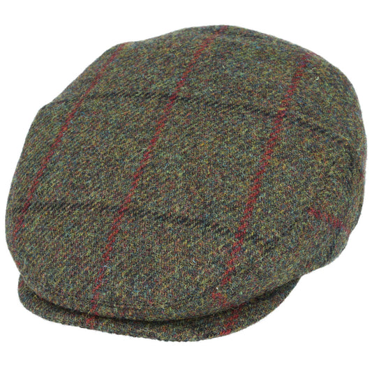 Gladwin Bond Harris Tweed Wool Flat Caps