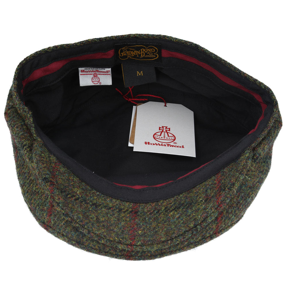 Gladwin Bond Harris Tweed Wool Flat Caps