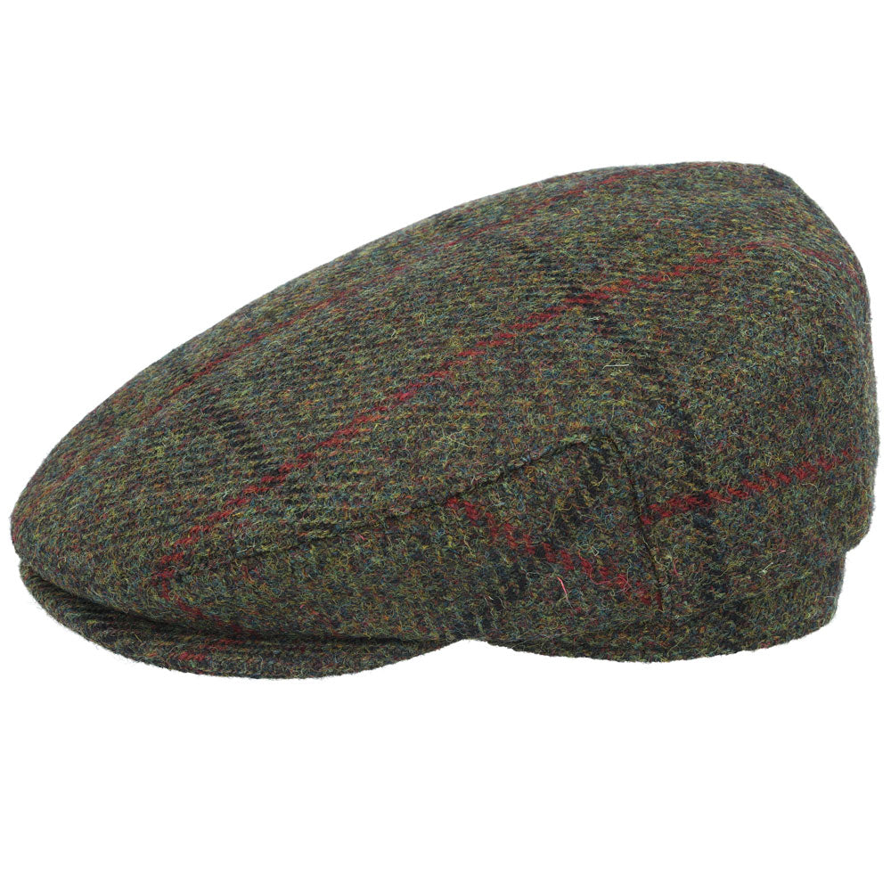 Gladwin Bond Harris Tweed Wool Flat Caps