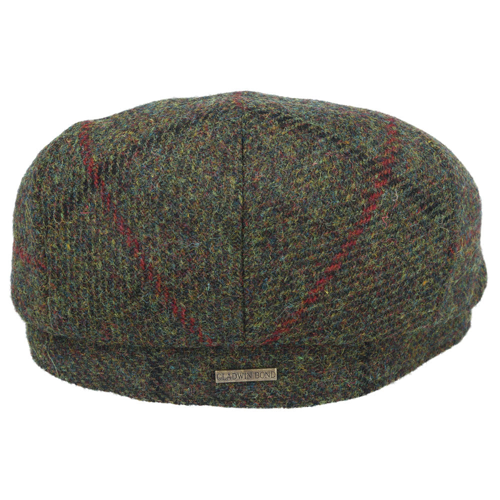 Gladwin Bond Harris Tweed Wool Flat Caps